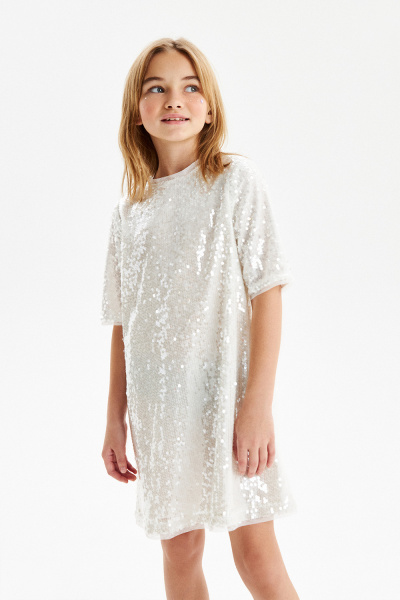 Блестящее платье с пайетками () Silver Spoon