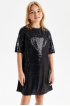 Блестящее платье с пайетками (SNFWG-319-23614-122) Silver Spoon