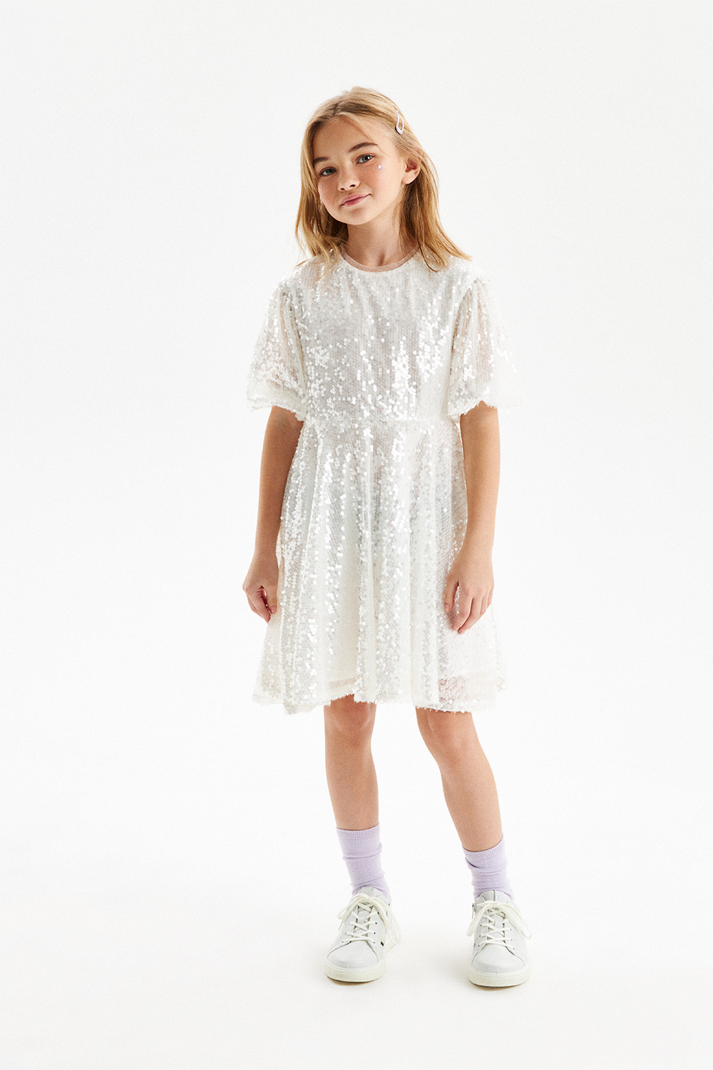 Блестящее платье с пайетками (SNFWG-329-23603-242) Silver Spoon