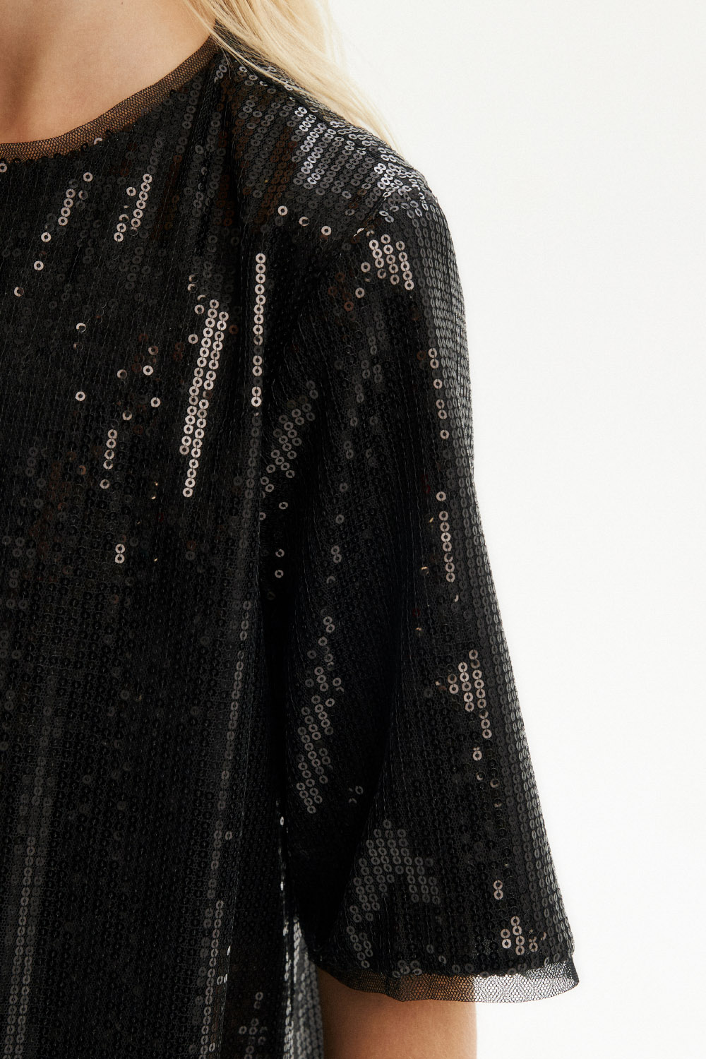 Блестящее платье с пайетками (SNFWG-329-23604-122) Silver spoon