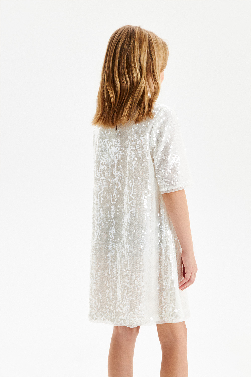 Блестящее платье с пайетками (SNFWG-329-23604-242) Silver Spoon