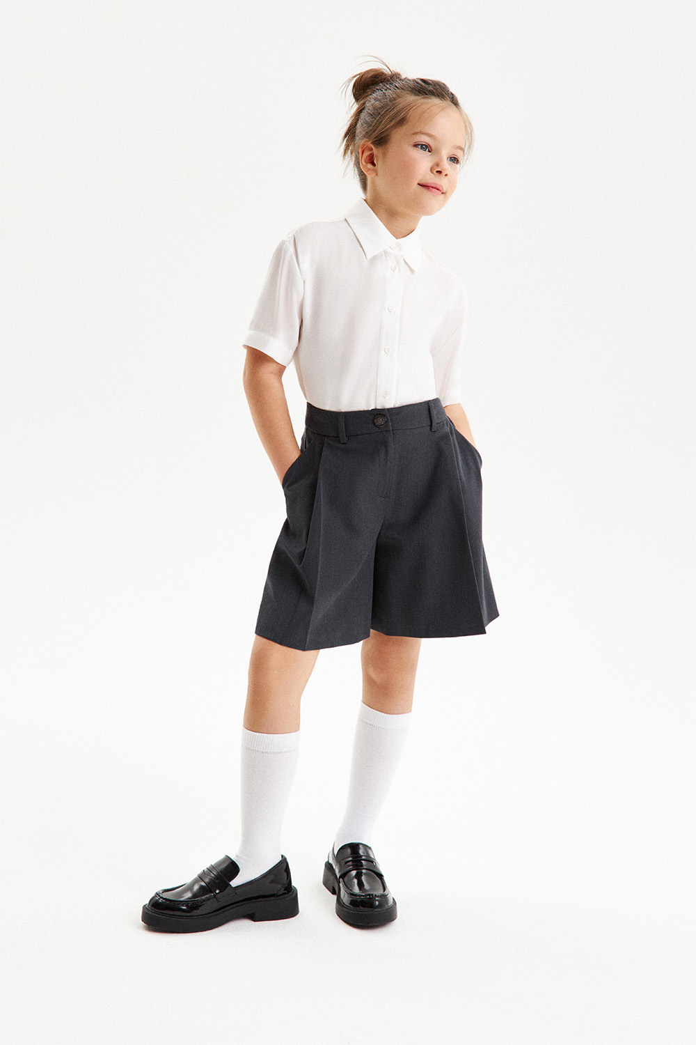 Блузка прямого кроя (SSFSG-529-22706-246) Silver spoon