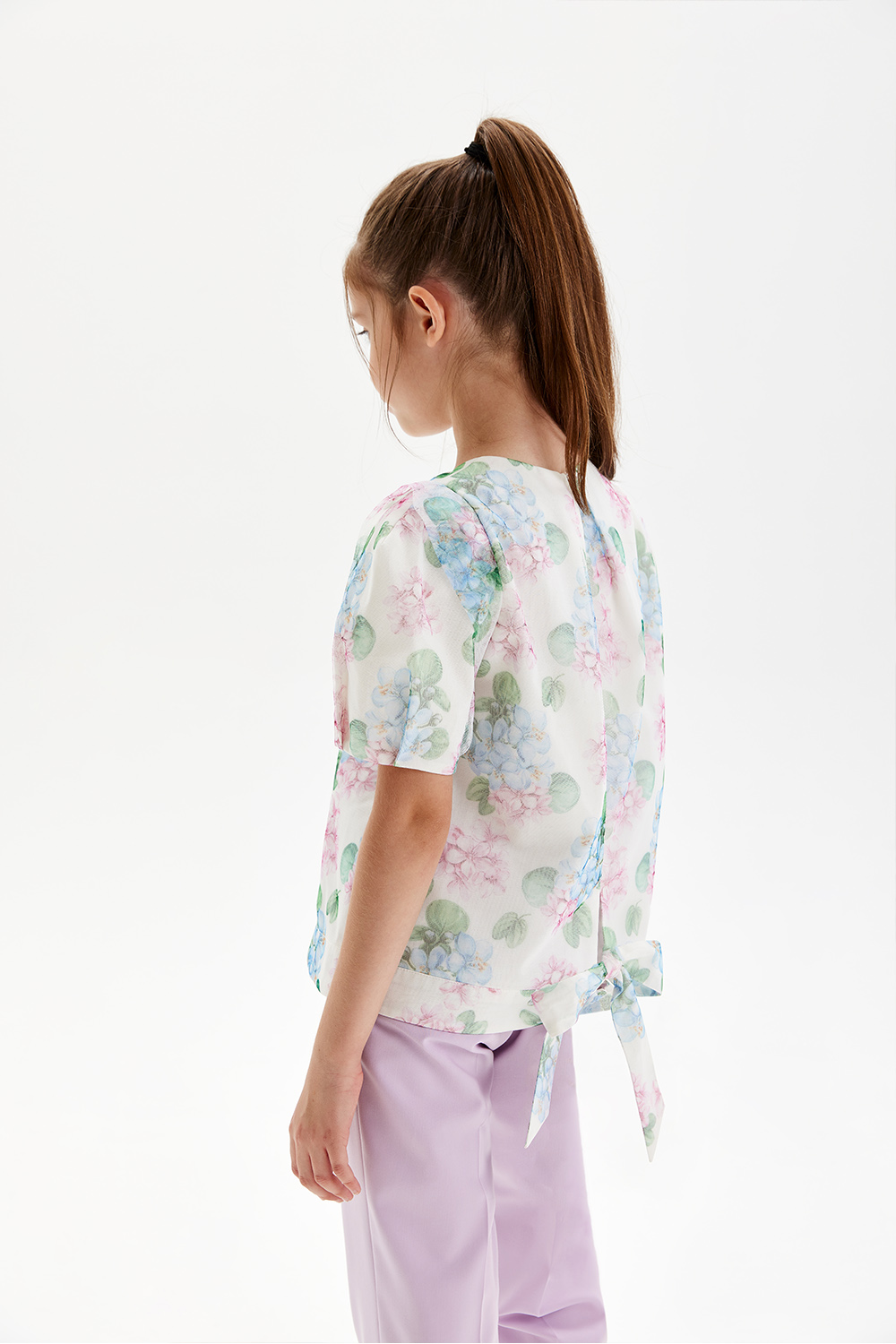 Блузка с цветочным принтом