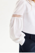Блузка трикотажная с изящными рукавами (SSFSG-428-22812-200) Silver spoon