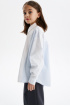Блузка в полоску oversize из 100% хлопка (SSFSG-529-23037-314) Silver spoon