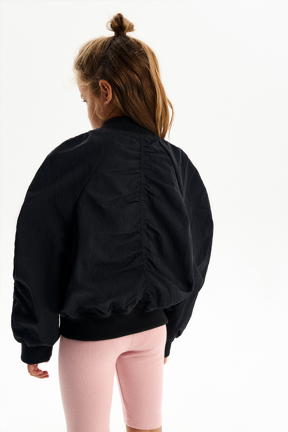 Бомбер оверсайз на молнии (PUOSG-526-20108-117) Silver spoon