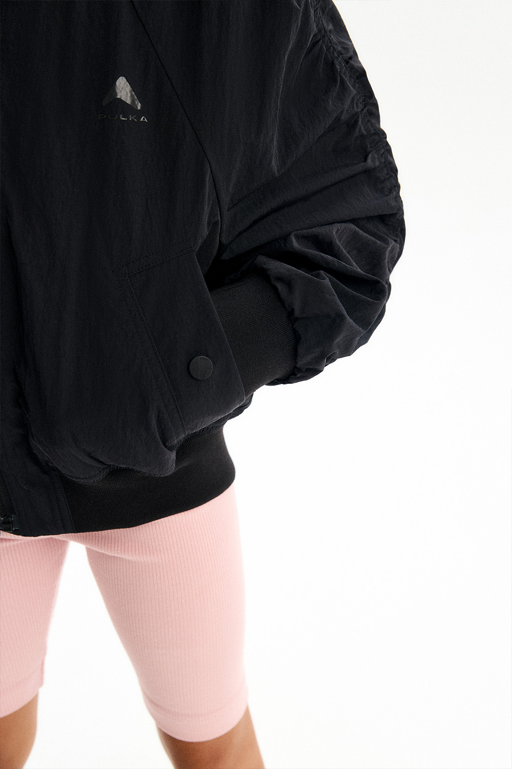 Бомбер оверсайз на молнии (PUOSG-526-20108-117) Silver spoon