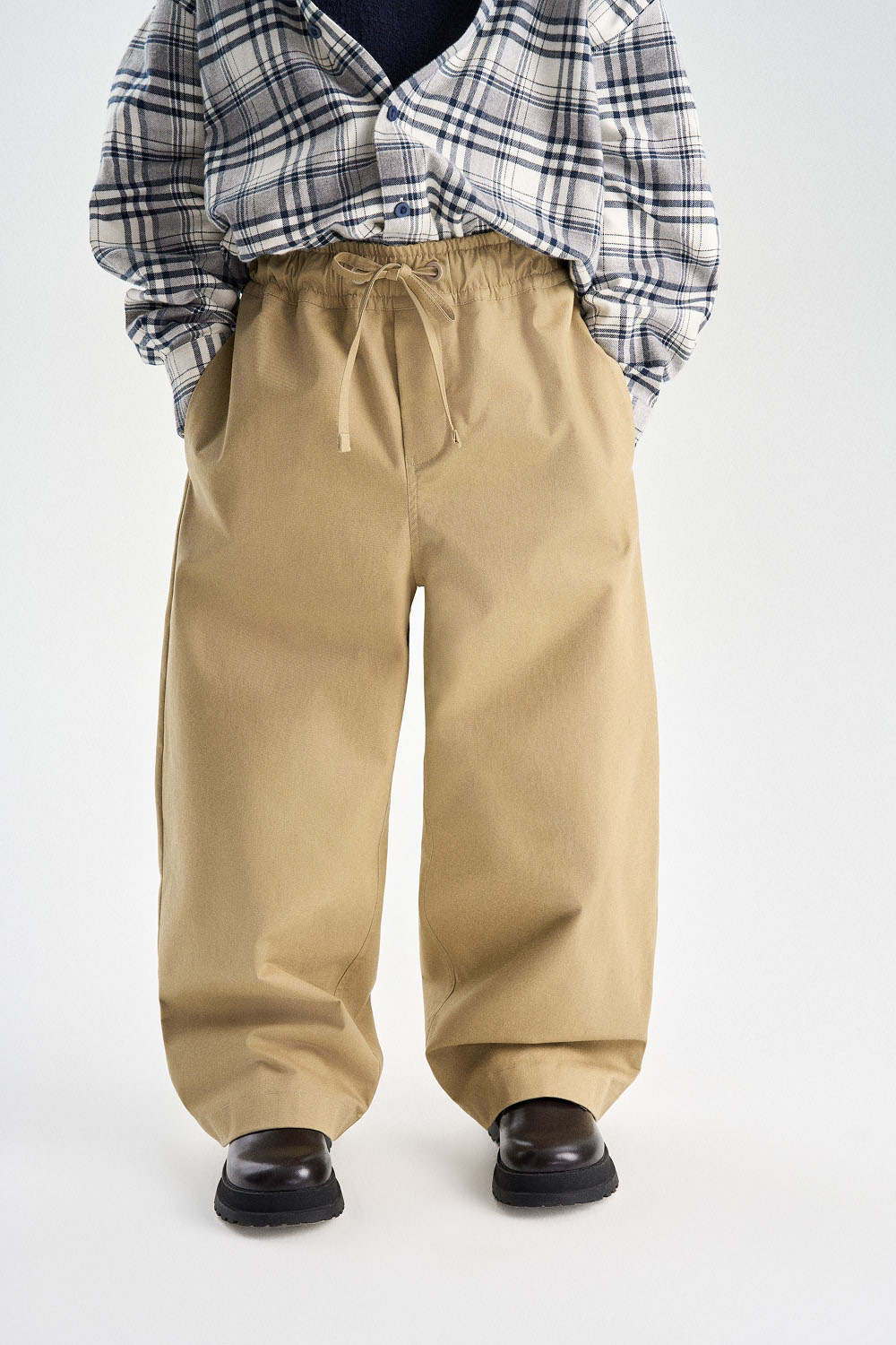 Брюки из хлопка на резинке (SSLSU-649-36017-635) Silver spoon