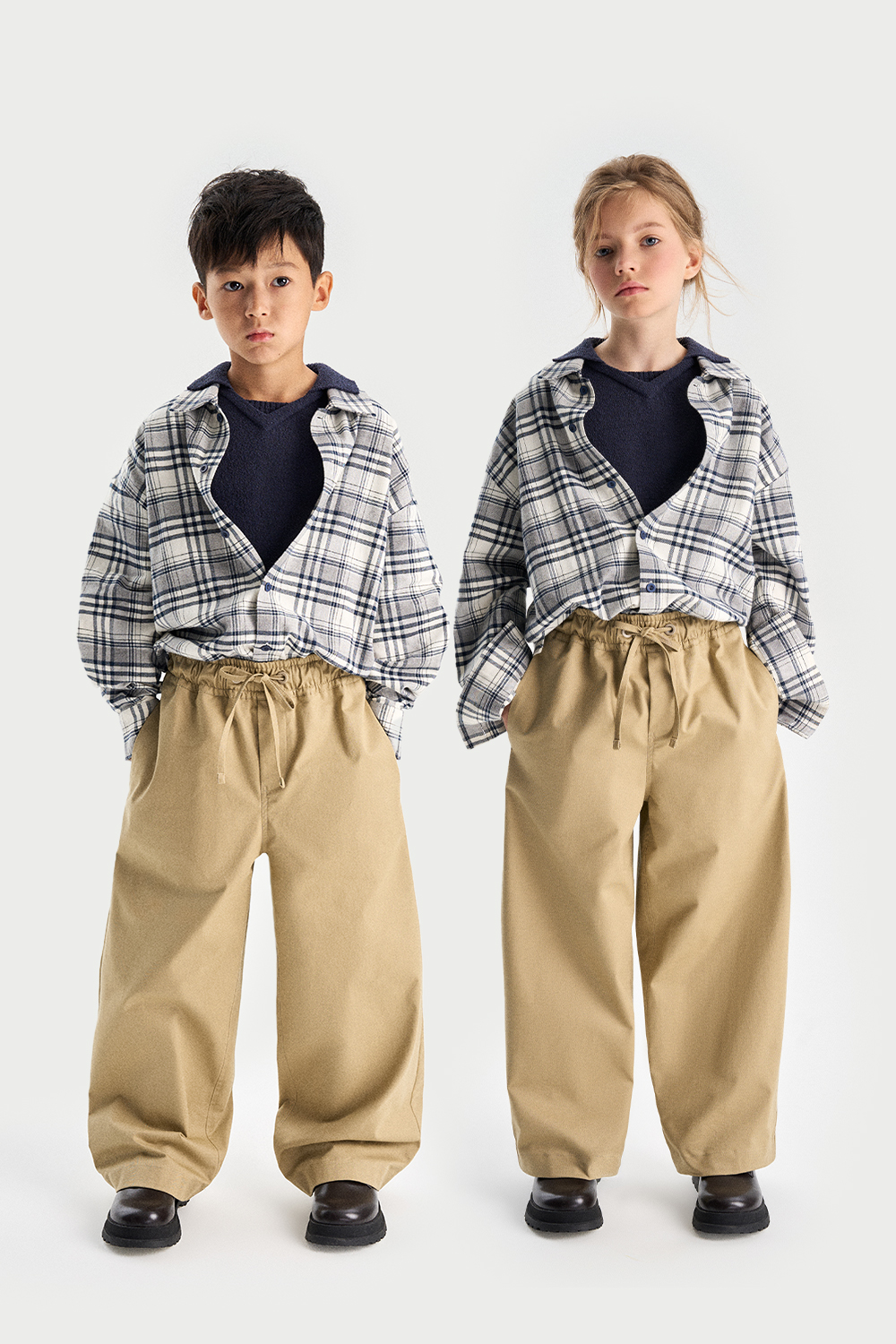 Брюки из хлопка на резинке (SSLSU-649-36017-635) Silver spoon