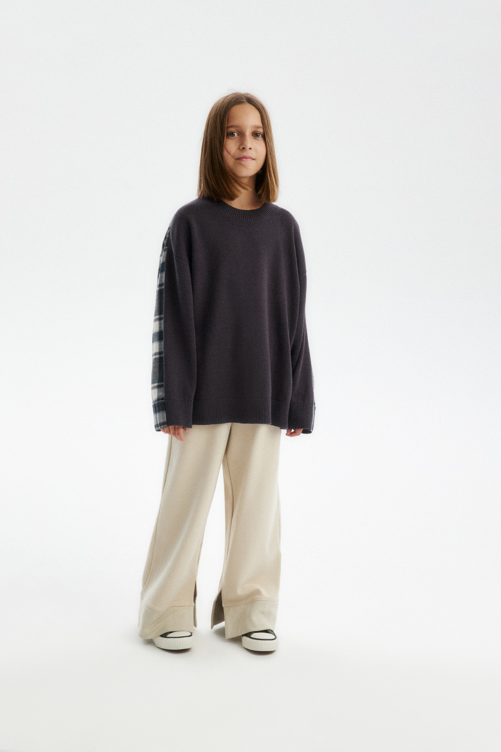 Брюки из мягкого футера (SSLWG-528-26452N-716) Silver spoon