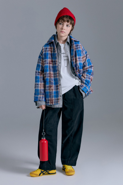 Брюки из твила (SSLWB-549-16005-101) Silver spoon