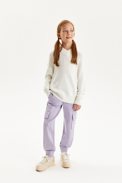 Брюки-карго из трикотажа (SSLWG-428-26453-446) Silver spoon