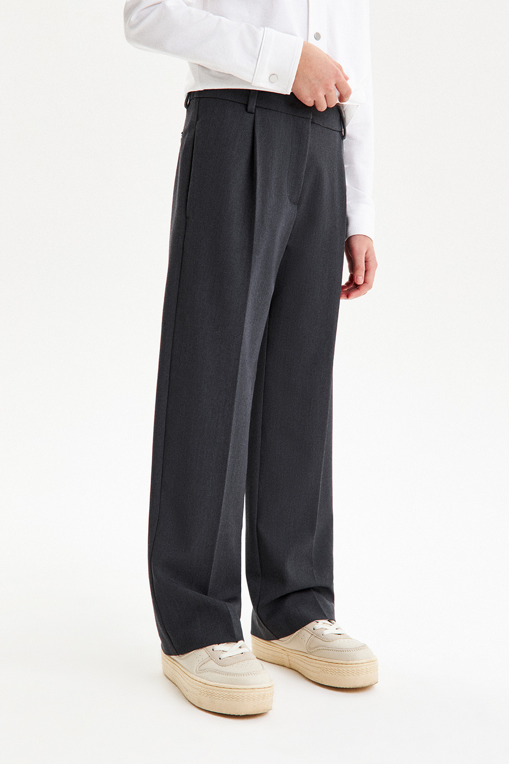 Брюки костюмные прямые (SSFSG-429-26039N-802) Silver spoon