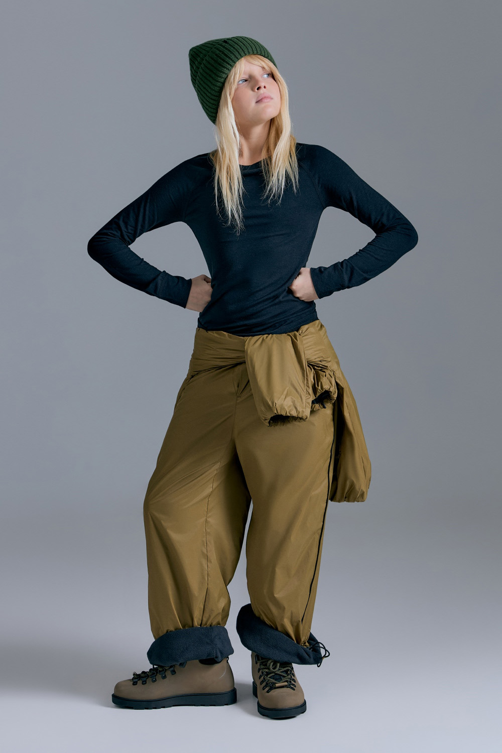 Брюки на флисе (PUOWU-546-30901-705) Silver spoon