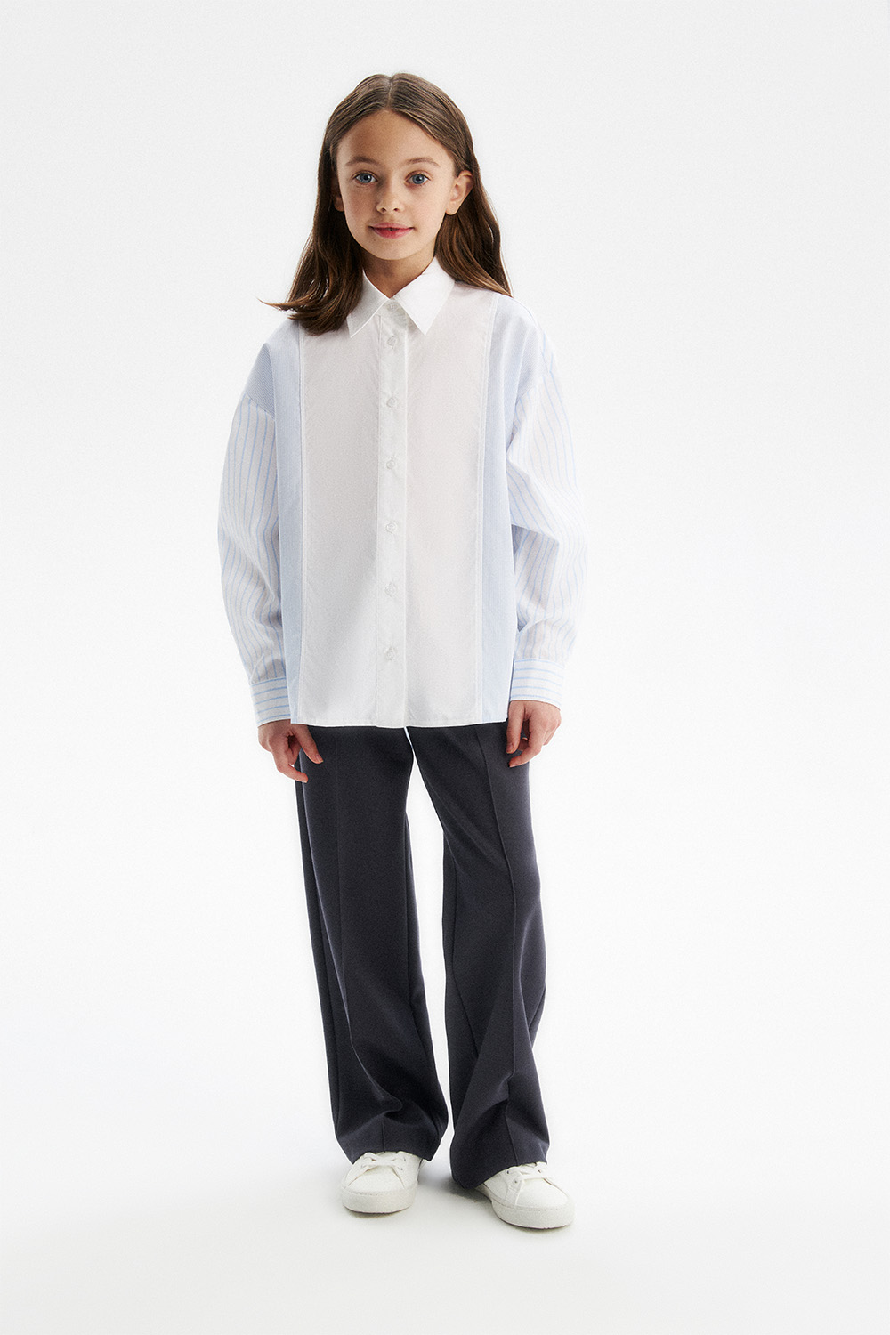 Брюки с эластичной талией из Milano jersey (SSFSG-528-26037-821) Silver spoon