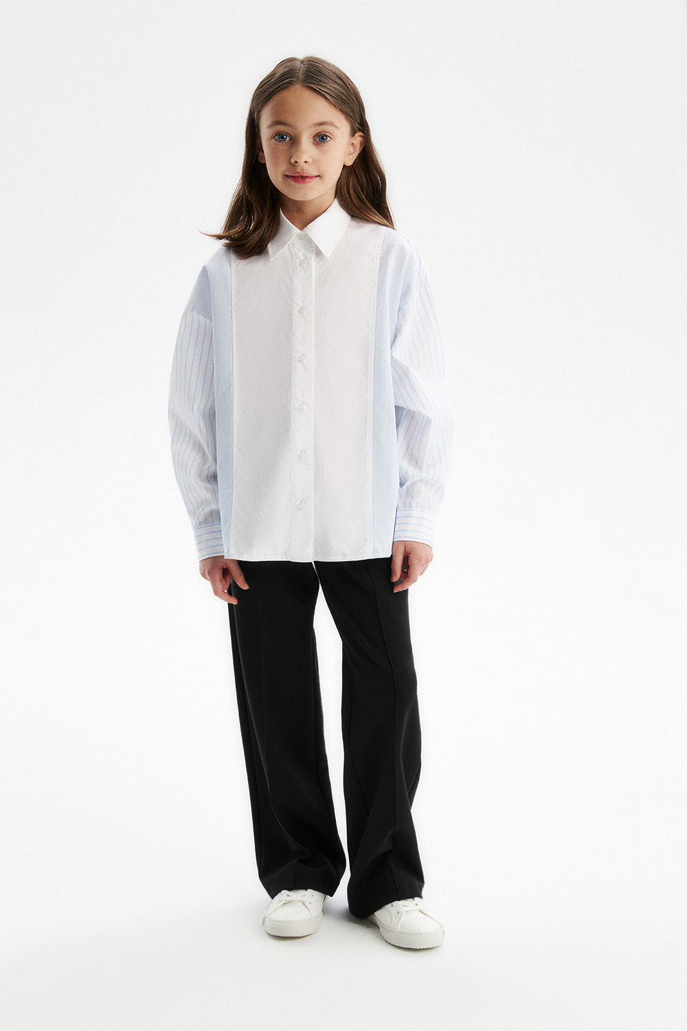 Брюки с эластичной талией из Milano jersey (SSFSG-528-26037-112) Silver spoon