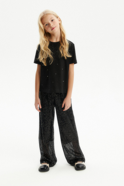 Брюки с пайетками (SNFWG-529-26006-122) Silver spoon