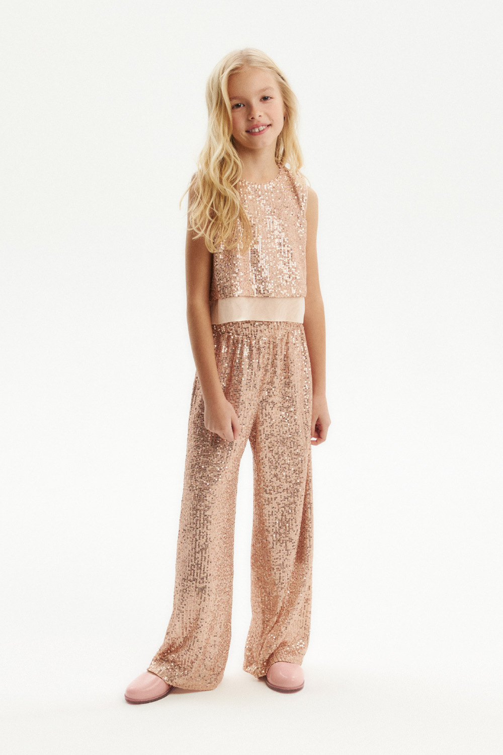 Брюки с пайетками (SNFWG-529-26006-404) Silver spoon