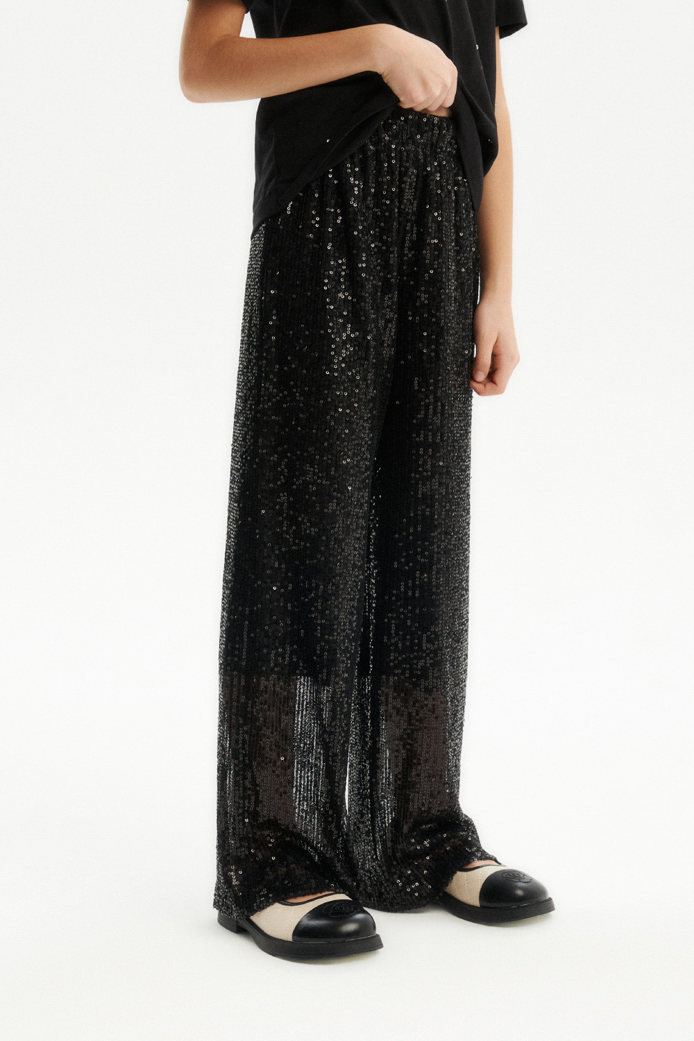 Брюки с пайетками (SNFWG-529-26006-122) Silver spoon