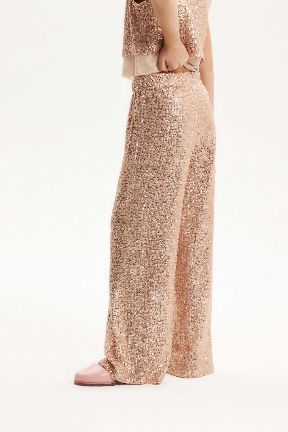 Брюки с пайетками (SNFWG-529-26006-404) Silver spoon