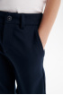 Брюки slim из трикотажа Milano jersey (SSFSB-548-16033-323) Silver spoon