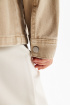 Джинсовая куртка из 100% хлопка на кнопках