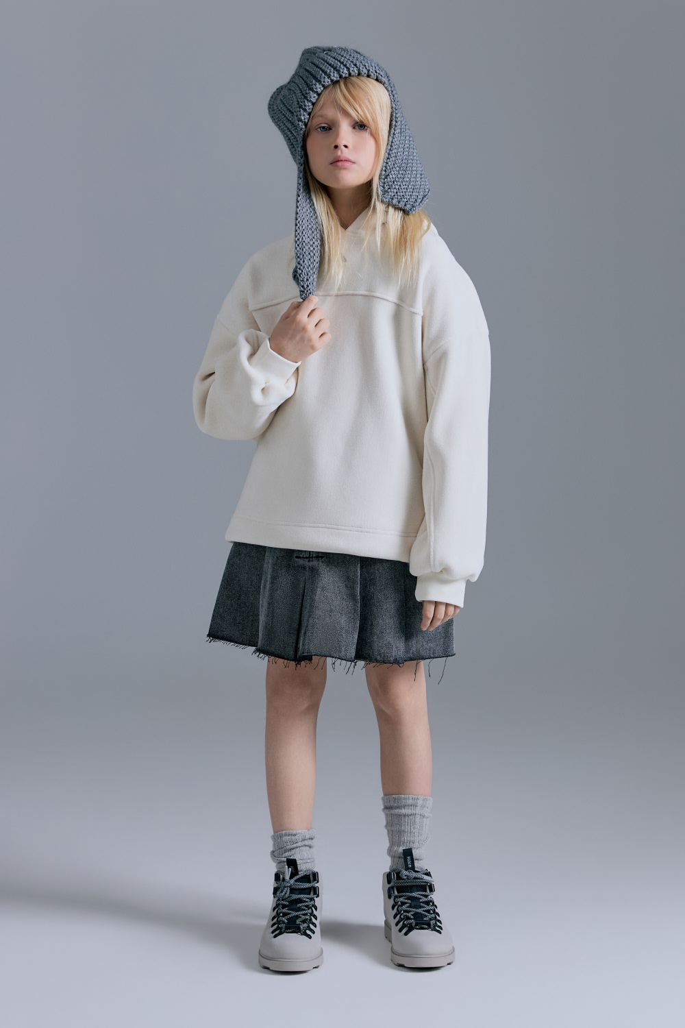 Джинсовая юбка (SSLSG-424-26802-003) Silver spoon