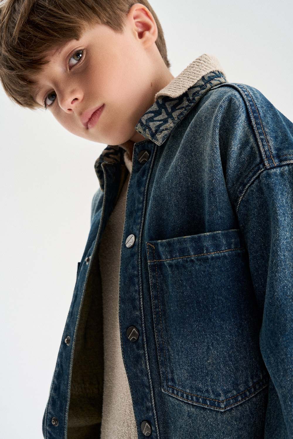 Джинсовка на кнопках (PUPSU-634-35501-006) Silver spoon