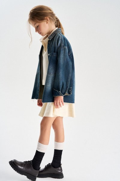 Джинсовка на кнопках (PUPSU-634-35501-006) Silver spoon