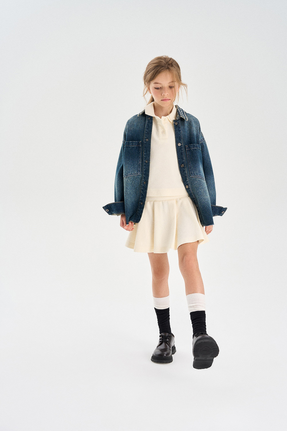 Джинсовка на кнопках (PUPSU-634-35501-006) Silver spoon