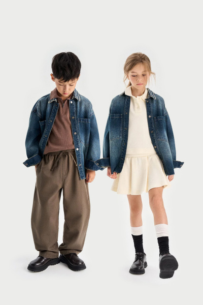 Джинсовка на кнопках (PUPSU-634-35501-006) Silver spoon