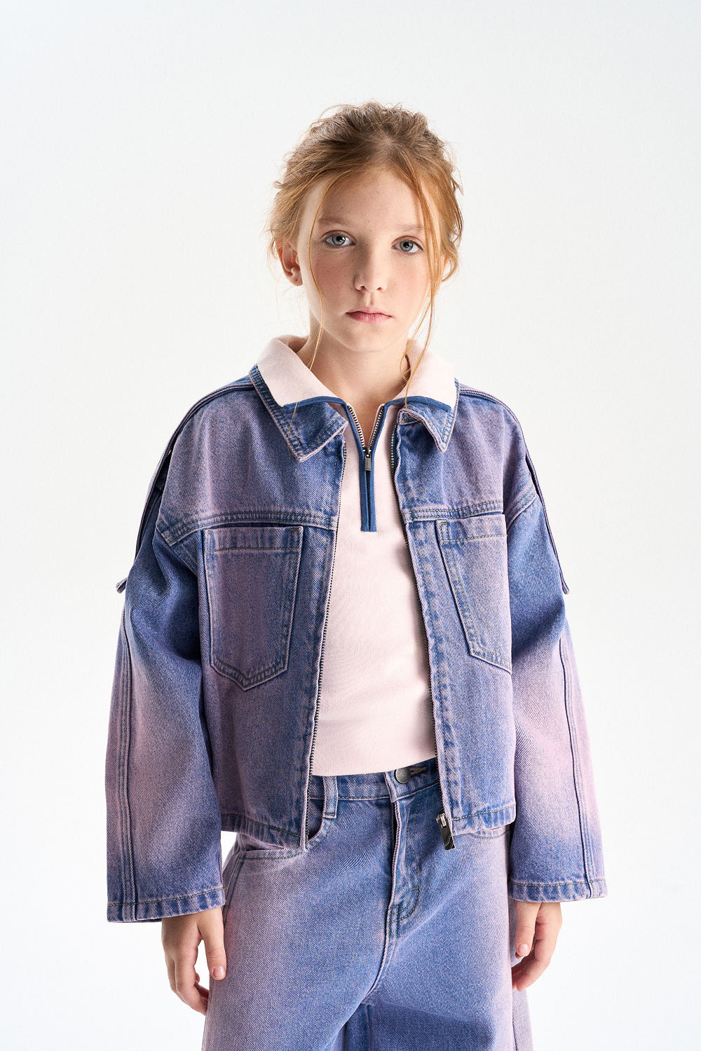 Джинсовка на молнии (SSLSG-624-21800-475) Silver spoon