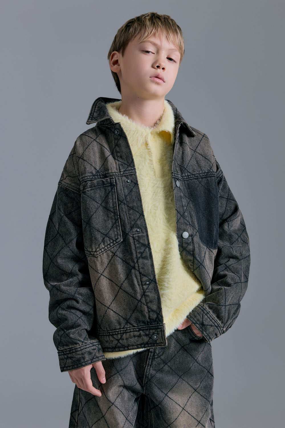 Джинсовка стеганая (SSLWU-544-31803-090) Silver spoon