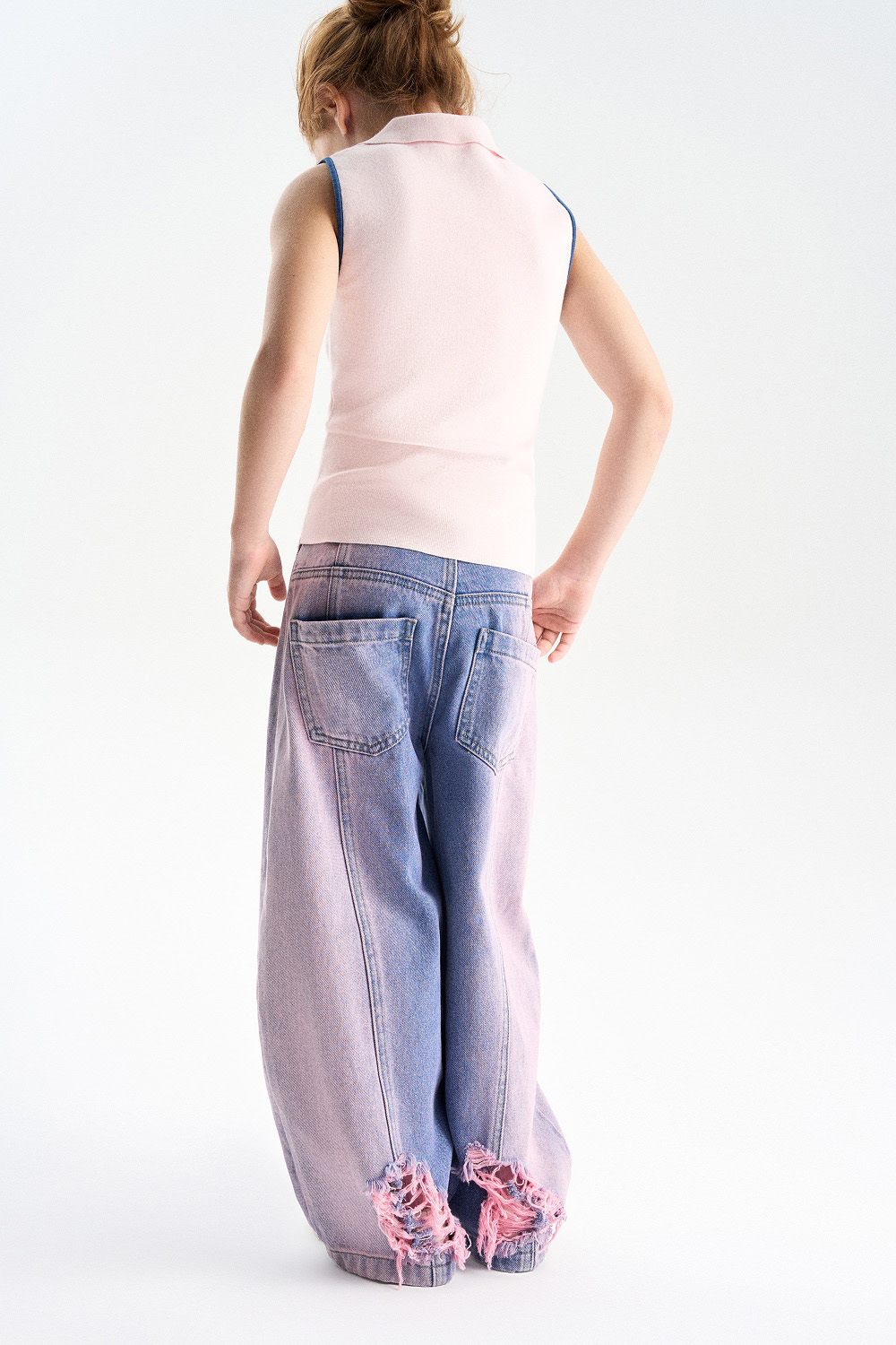 Джинсы barrel (SSLSG-624-26304-475) Silver spoon