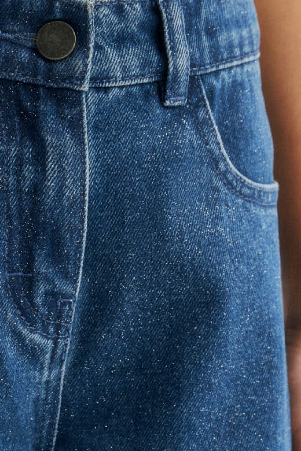 Джинсы с блестками (SNFWG-524-26308-002) Silver spoon