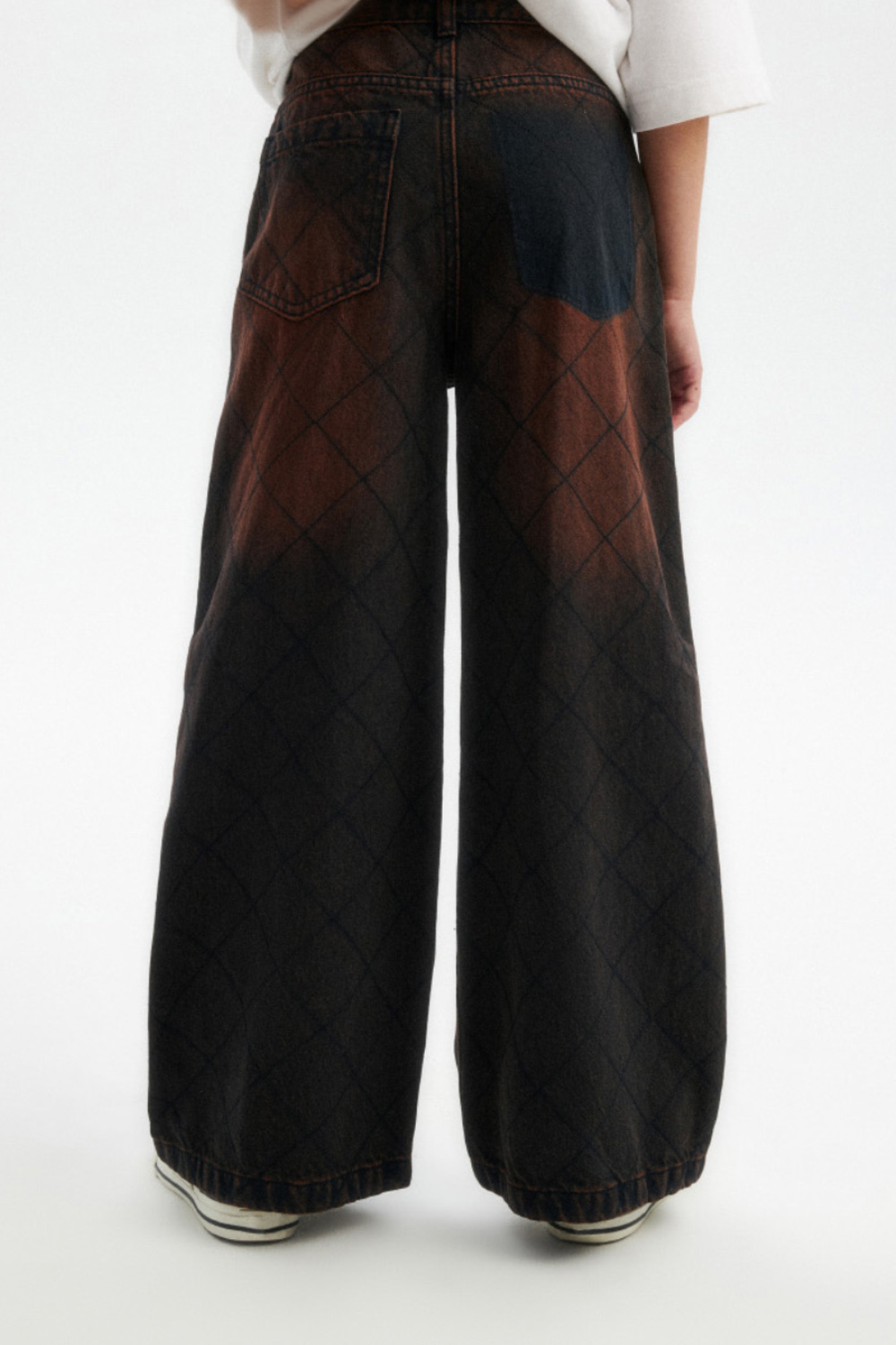 Джинсы стеганые (SSLWU-544-36305-008) Silver spoon