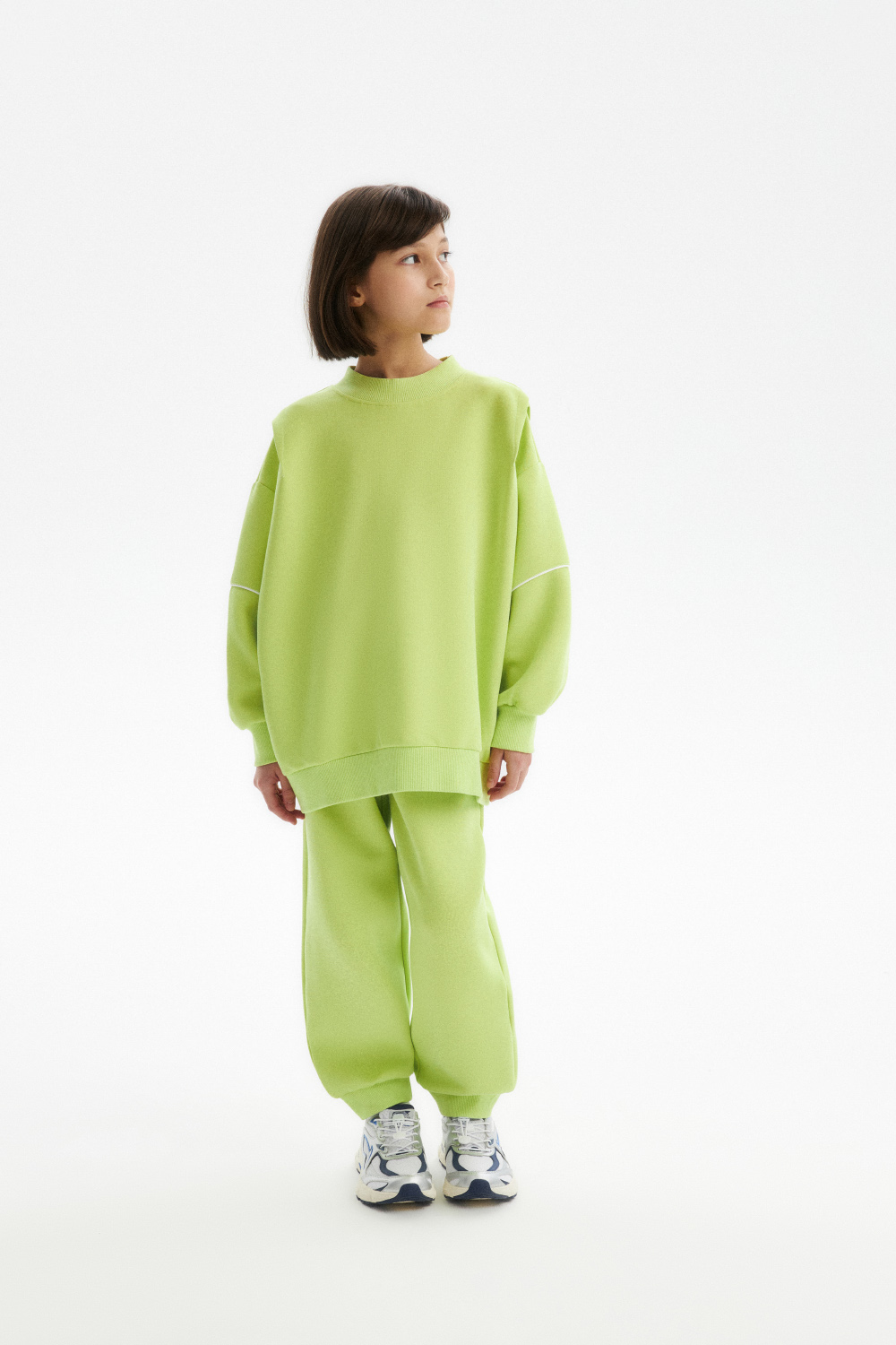 Джоггеры из хлопка (SSLWU-548-36457N-616) Silver spoon