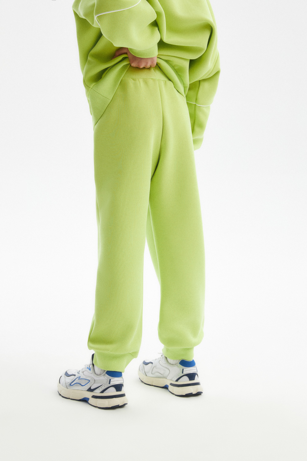 Джоггеры из хлопка (SSLWU-548-36457N-616) Silver spoon