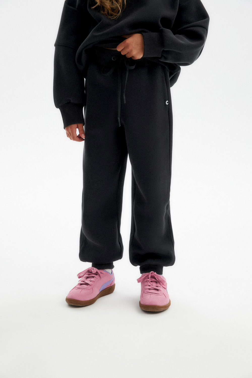 Джоггеры из хлопка (SSLWU-548-36457N-183) Silver spoon