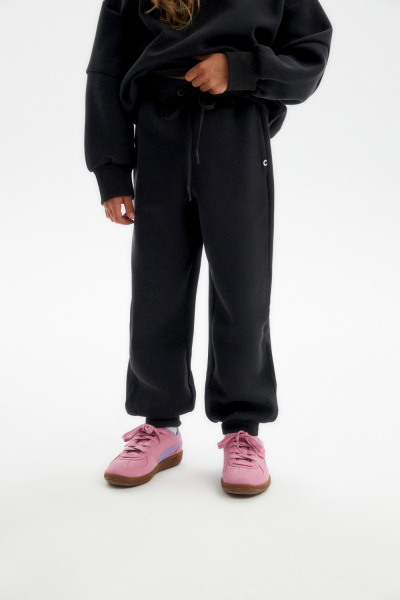 Джоггеры из хлопка (SSLWU-548-36457N-183) Silver spoon