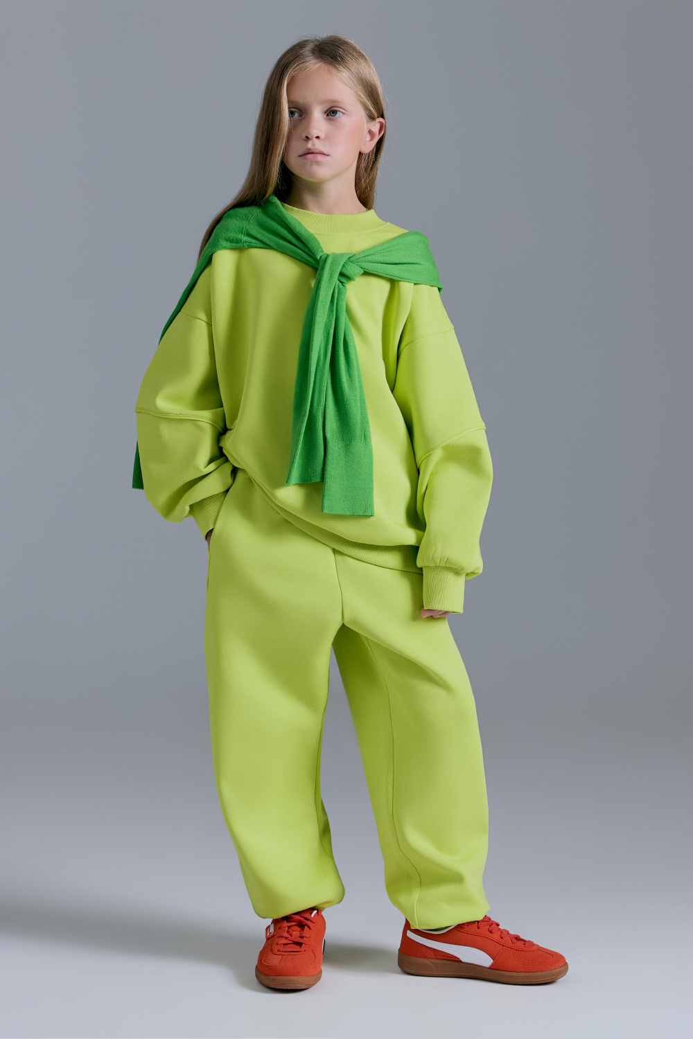 Джоггеры из хлопка (SSLWU-548-36457N-616) Silver spoon