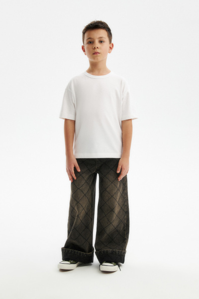 Футболка базовая из 100% хлопка (SSLWB-548-18403-219) Silver spoon