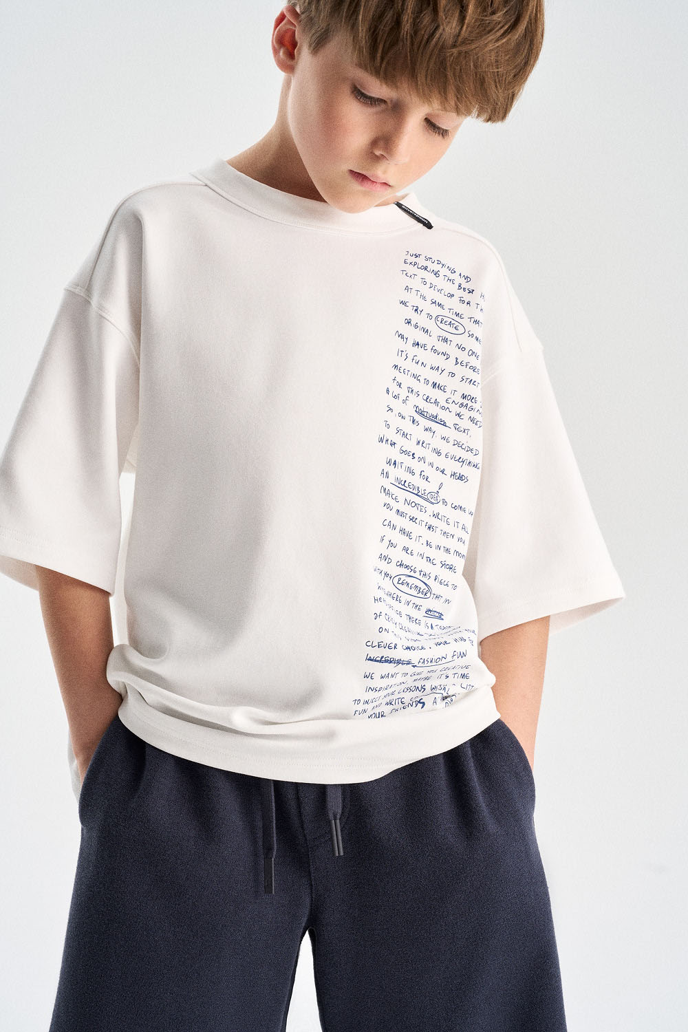 Футболка из хлопка (SSLSU-648-38419-252) Silver spoon