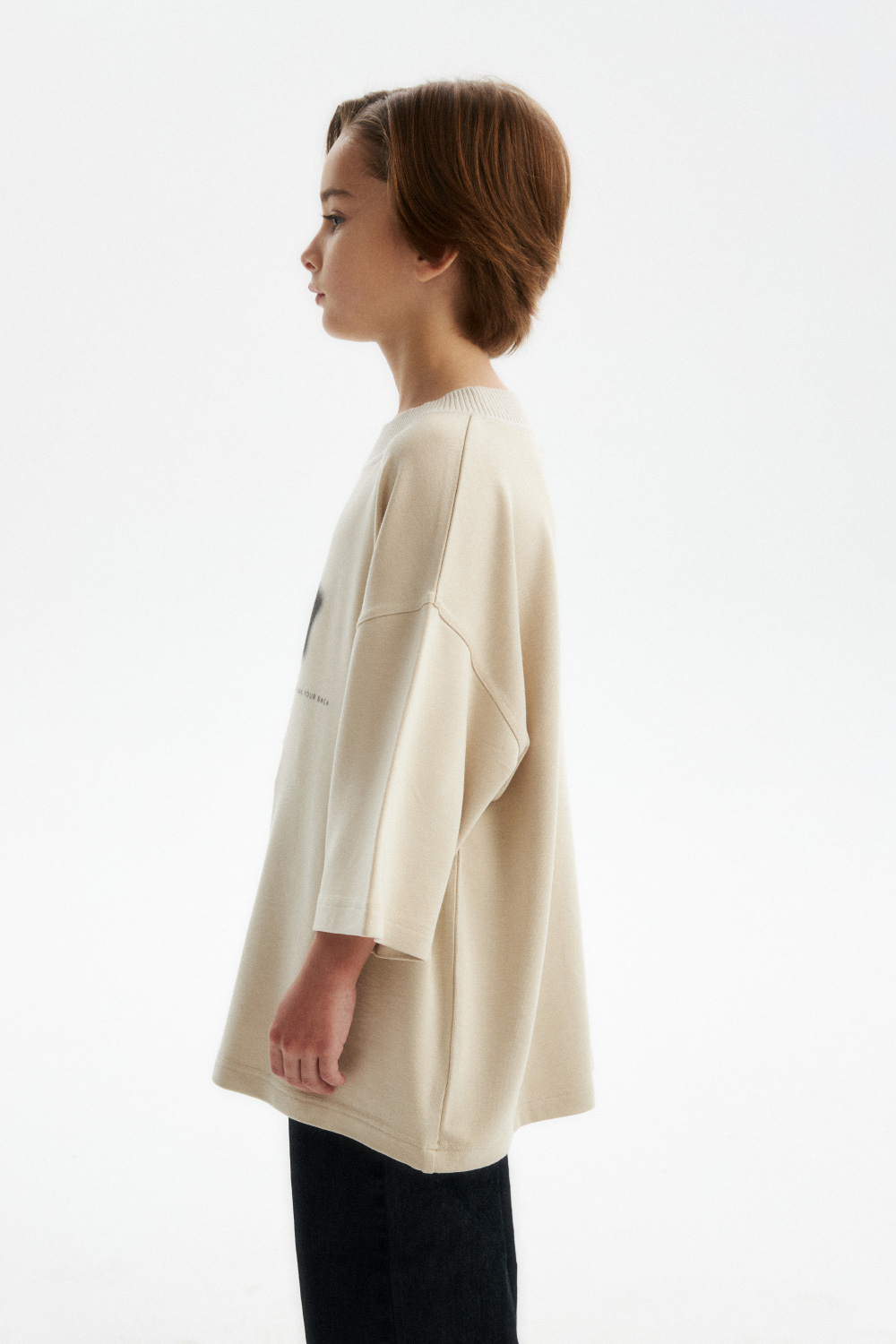 Футболка с peach-эффектом (SSLWU-548-38403N-716) Silver spoon