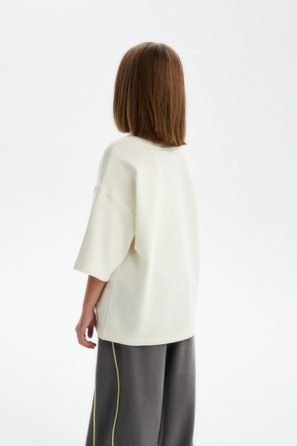 Футболка с peach-эффектом (SSLWU-548-38403N-234) Silver spoon