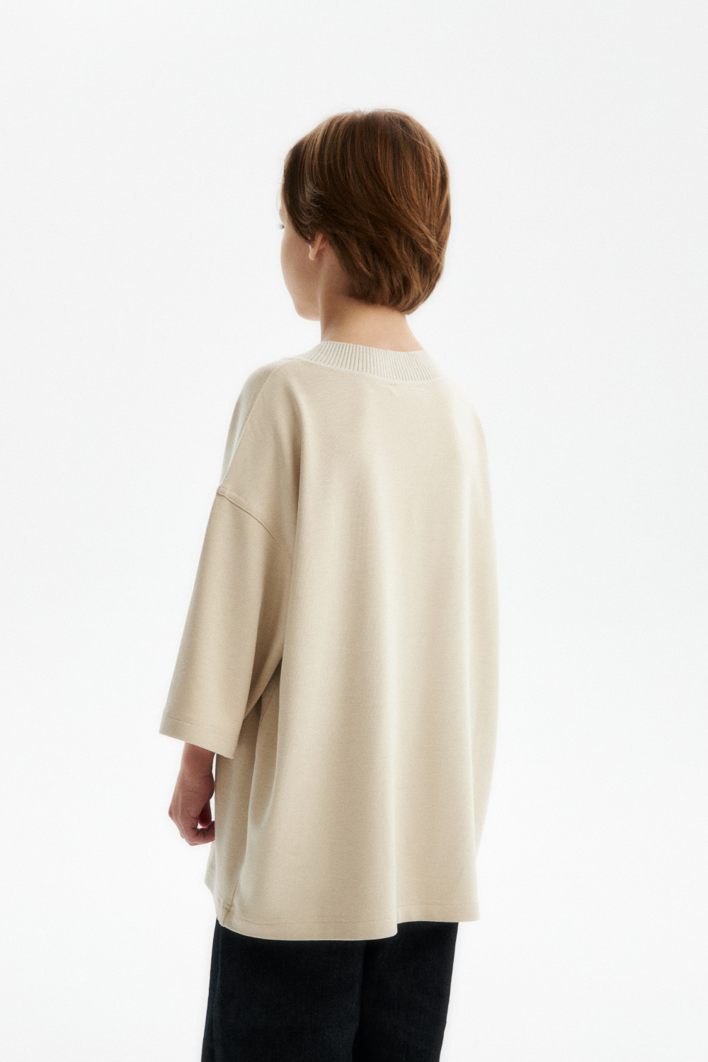 Футболка с peach-эффектом (SSLWU-548-38403N-716) Silver spoon