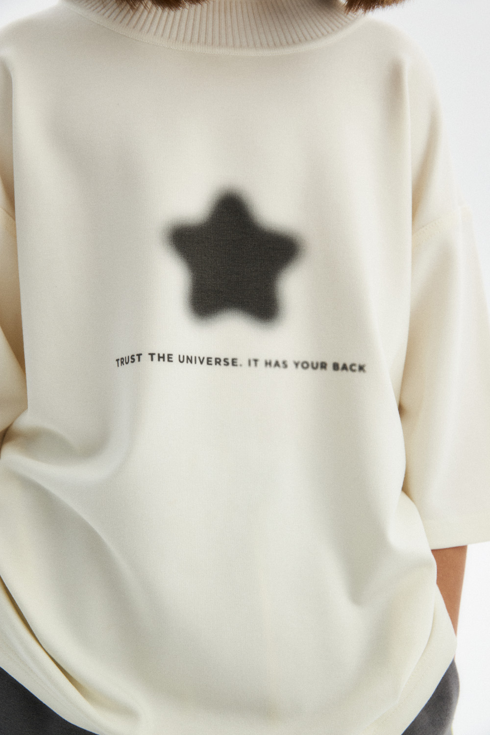 Футболка с peach-эффектом (SSLWU-548-38403N-234) Silver spoon