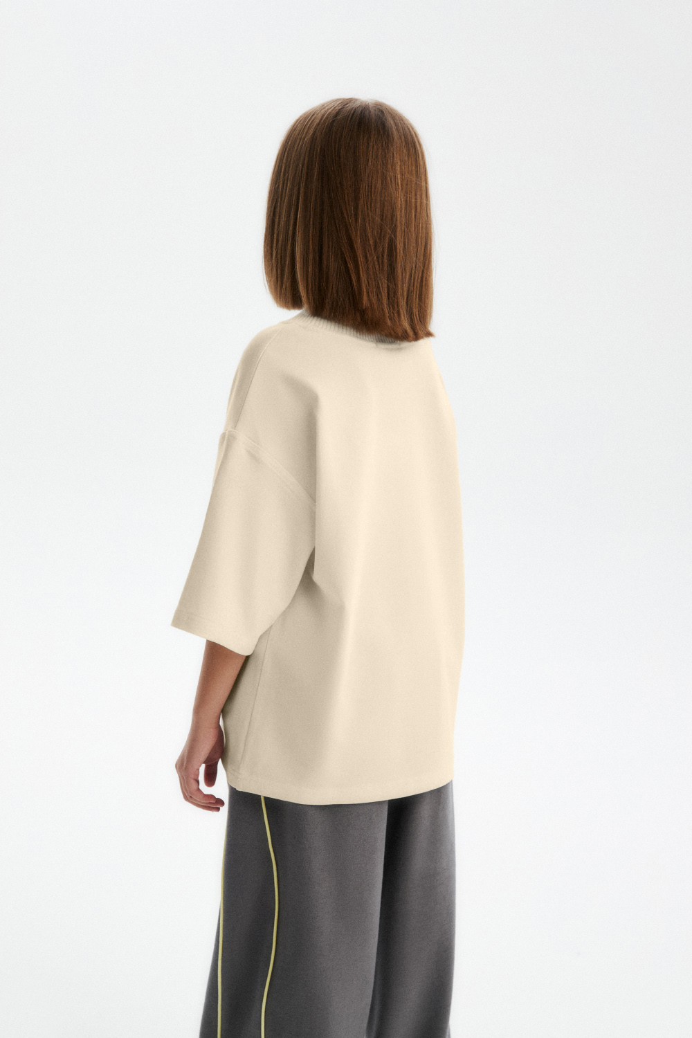 Футболка с peach-эффектом (SSLWU-548-38403N-716) Silver spoon