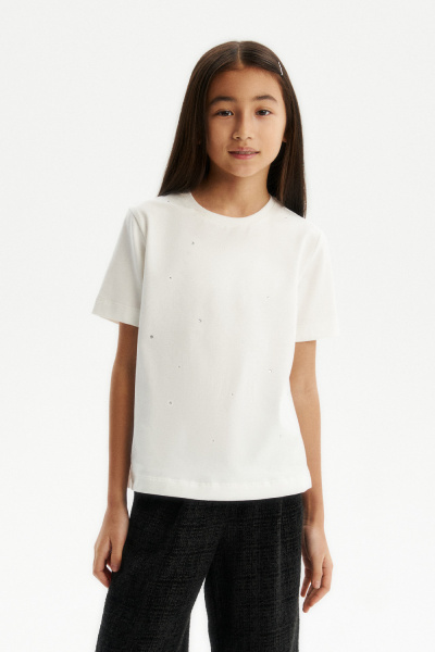 Футболка со стразами (SNFWG-528-28420-201) Silver spoon