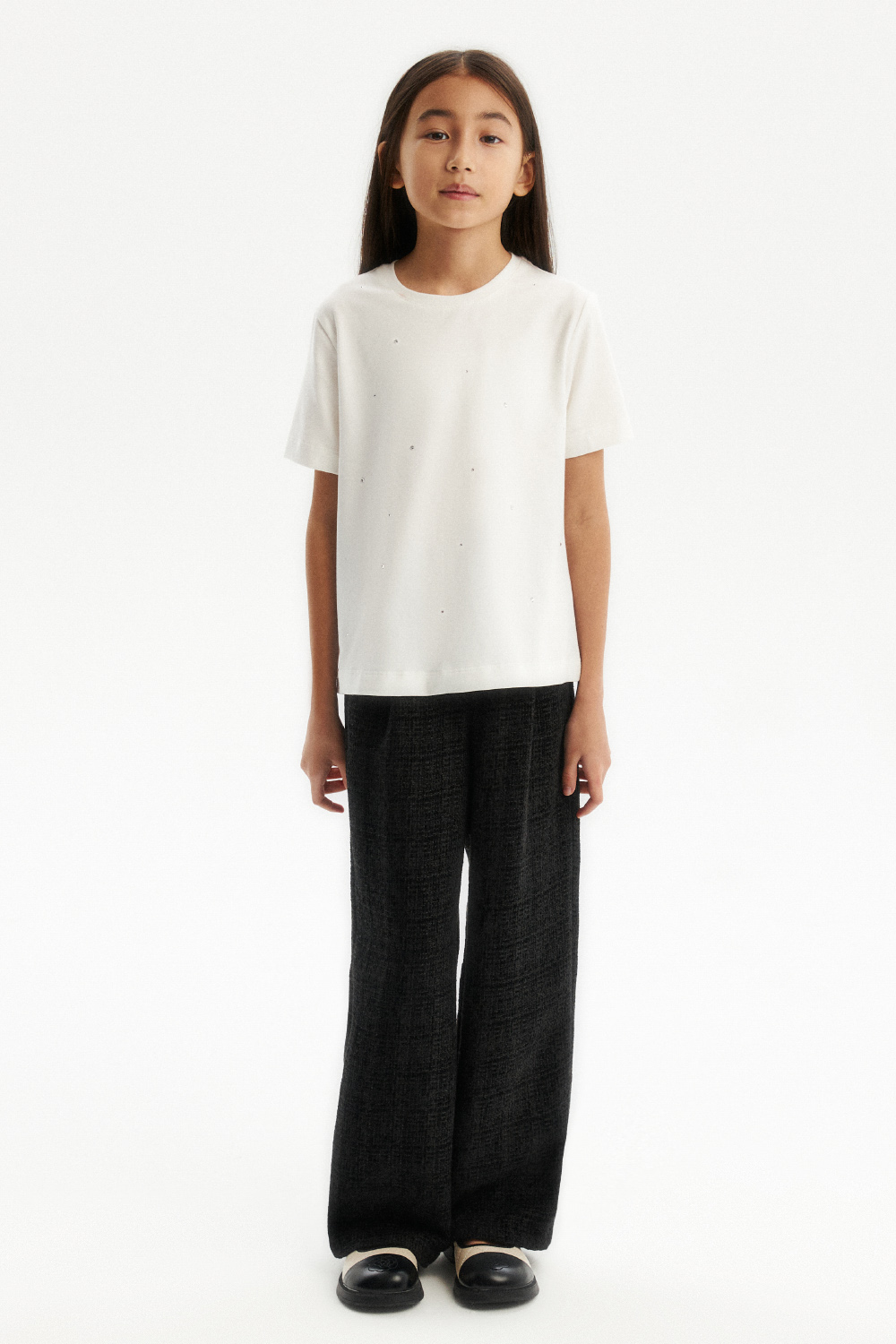 Футболка со стразами (SNFWG-528-28420-201) Silver spoon